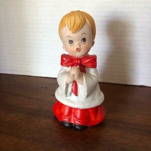 Vintage Christmas Homco #5550 Porcelain Choir Boy
